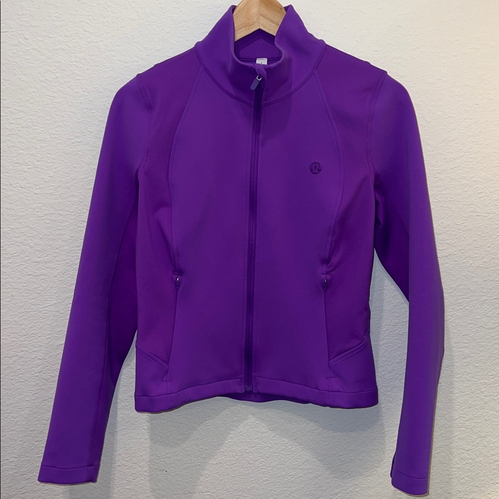 Lululemon Wind-Resistant Golf Jacket Atomic Purpl… - image 2